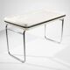 Marc HELD metal structure desk with plexiglass top