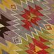 6x10 Tapis Kilim Turc Laine Fait Main, Style Bohème, Motifs Géométriques,