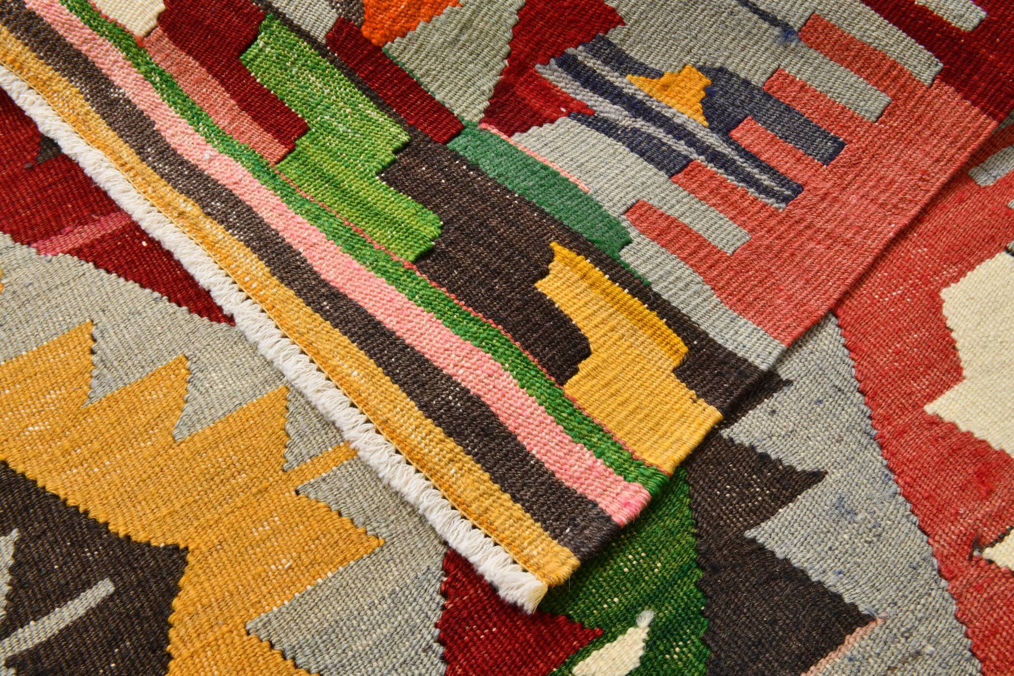 5x7 Tribal Handwoven Kilim Rug, 155x232Cm