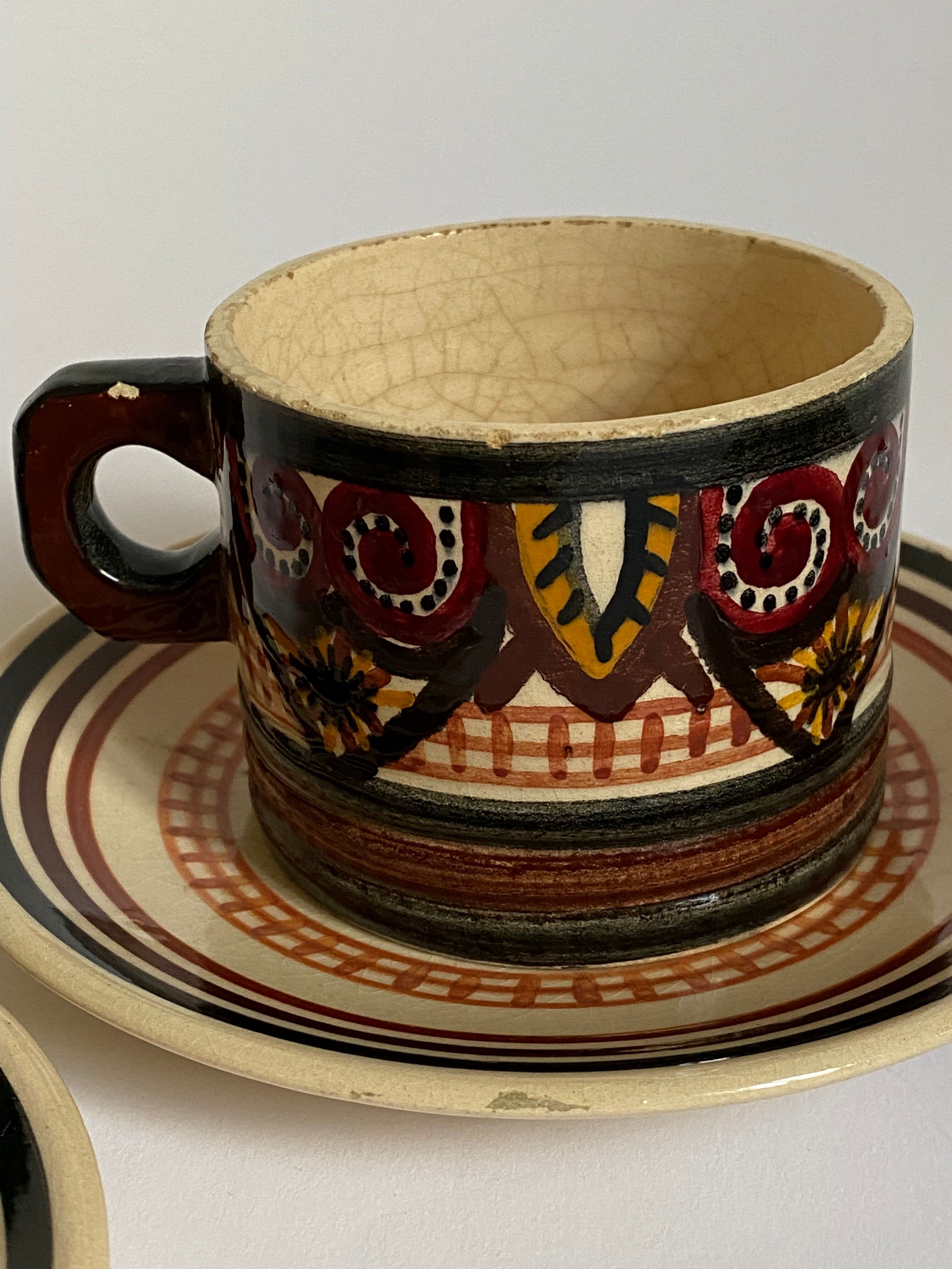 Trois tasses bretonnes Fouillen