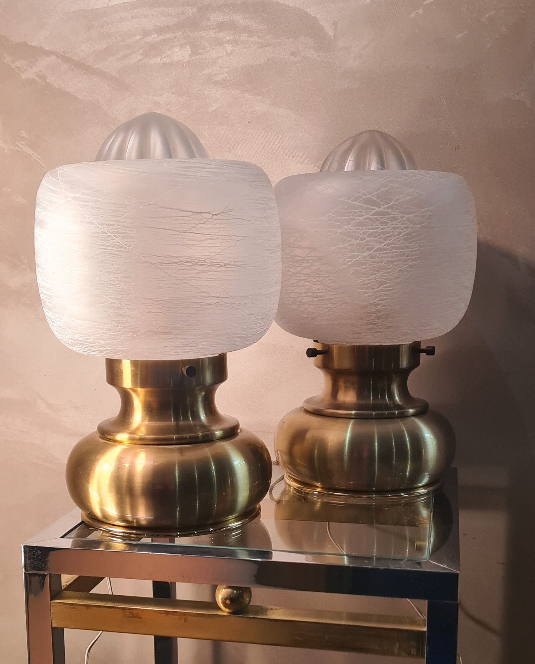 2 bedside lamps 1960