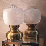 2 lampes de chevets 1960
