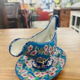 Antique saucière with support, Louvière