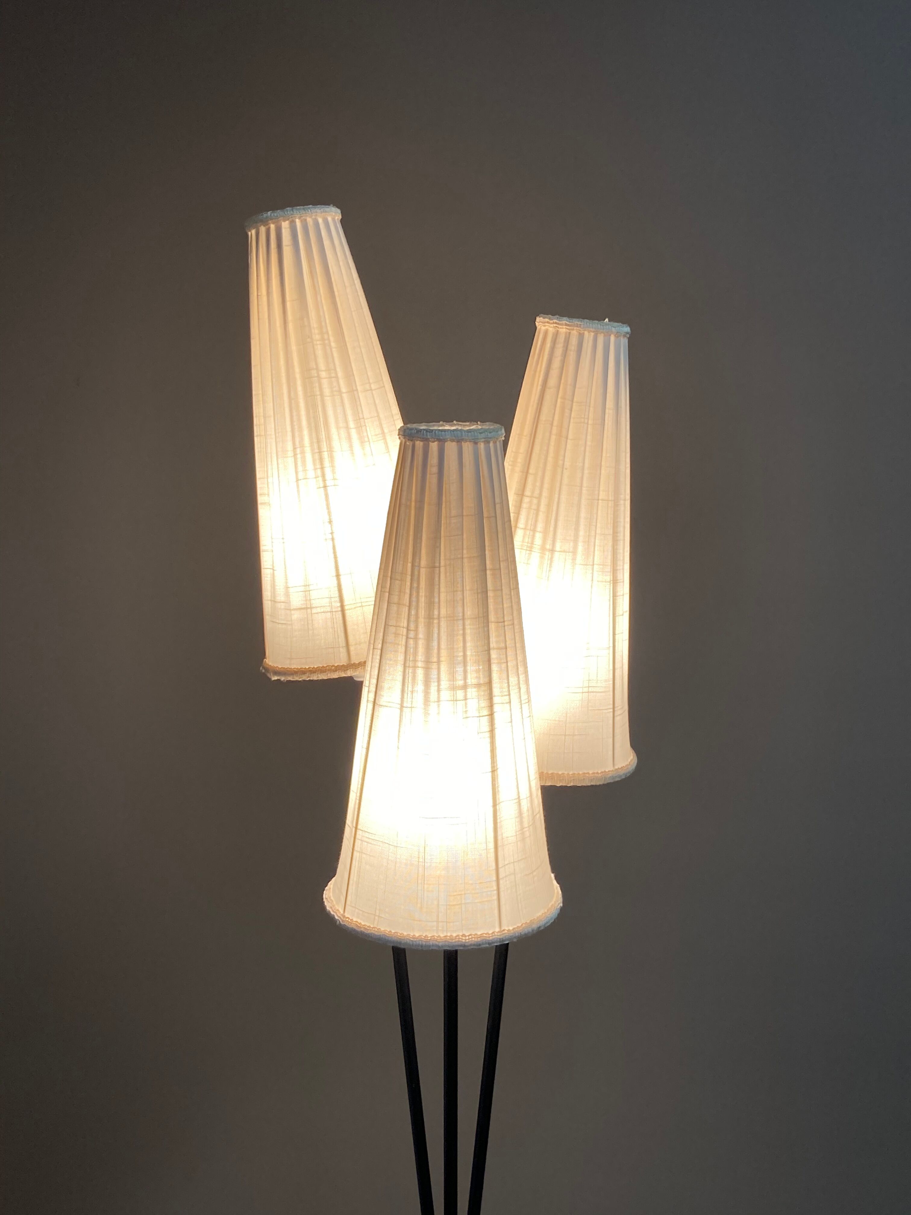 Lampadaire métal 1950