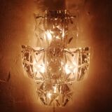 Kinkeldey glass wall lamp. 1970s