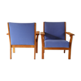 Club armchairs Hans. J. Wegner, Denmark, 1960s