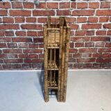 Foldable bamboo shelf