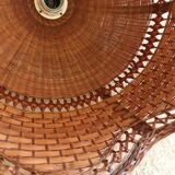 Vintage rattan pendant lamp 38cm