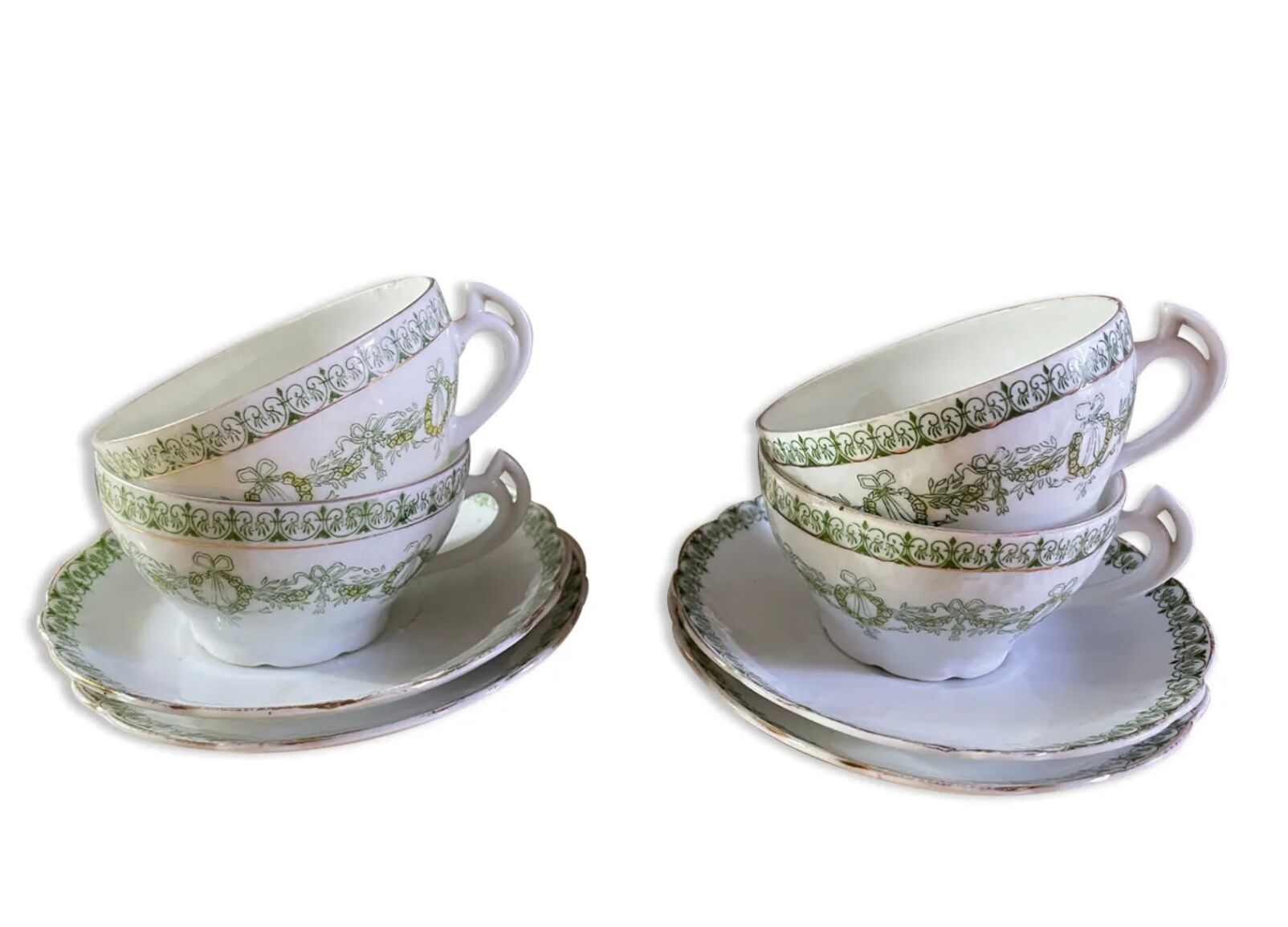 Fine porcelain tea cups