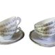 Fine porcelain tea cups