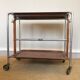 Folding wheelchair serving table
