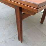 Rectangular dining table in vintage teak