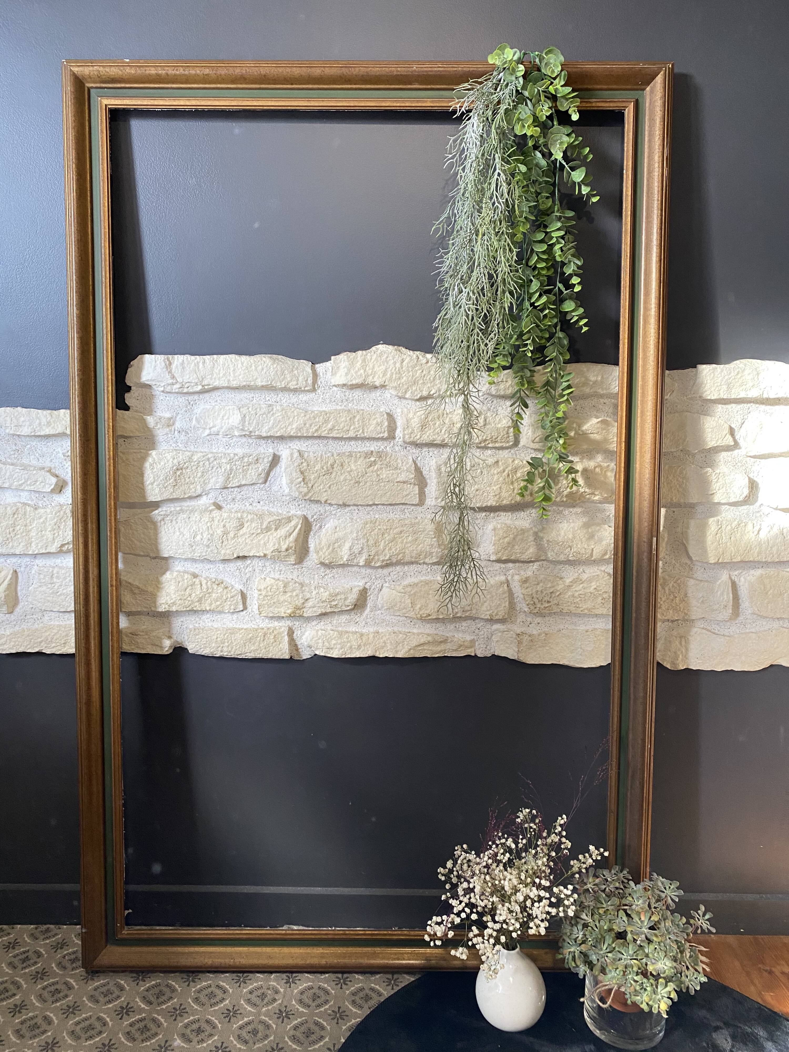 Former large-format wooden frame