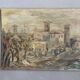 Peinture sur carton ancienne