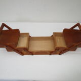 Wood sewing box for children