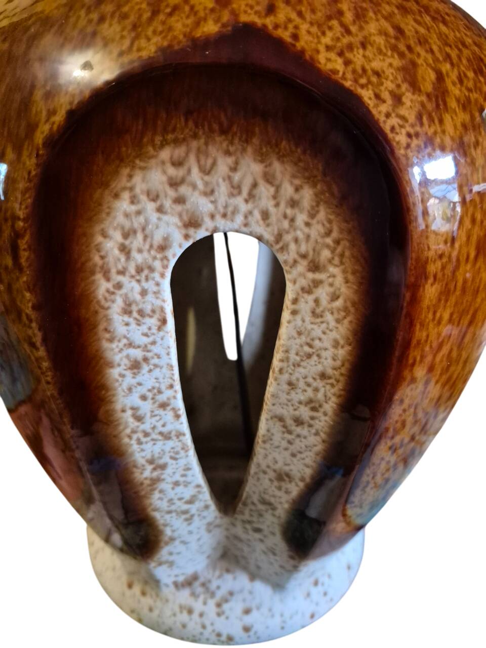 Ceramic lamp signed Baudin