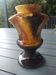 Vase pique-fleur vintage Georges Tardieu – Biot – Décor  main – 22 cm