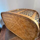 Woven bamboo storage chest