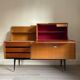 Enfilade haute avec secrétaire ou basse élément modulable, 1960