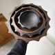 Brutalist wooden dishes, Savoyard popular art.