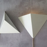 Set of 2 metal wall lights horn collection Denmark