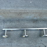 Metal coat rack 3 hooks 70s