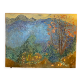 Painting signed Hélène Marion