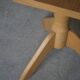 Tabouret trépied pivotant en orme, design danois du milieu du siècle, années 1970