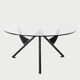 Philippe Starck / 1984 for François Mitterrand's private office / President M / black dining table frame / Baleri