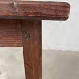 Antique solid wood stool
