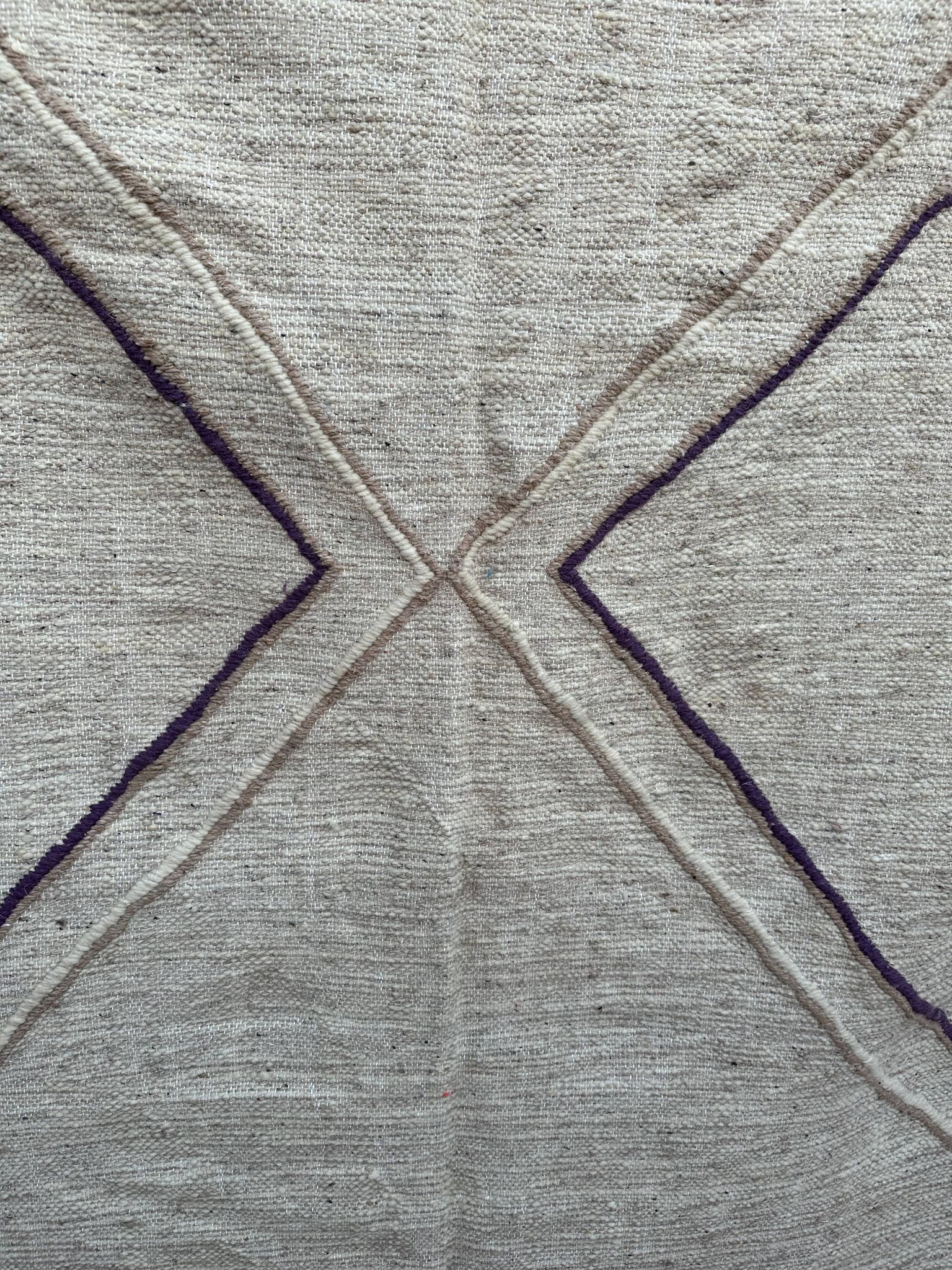 Tapis marocain en laine tissé à la main – Kilim berbère, décoration bohème