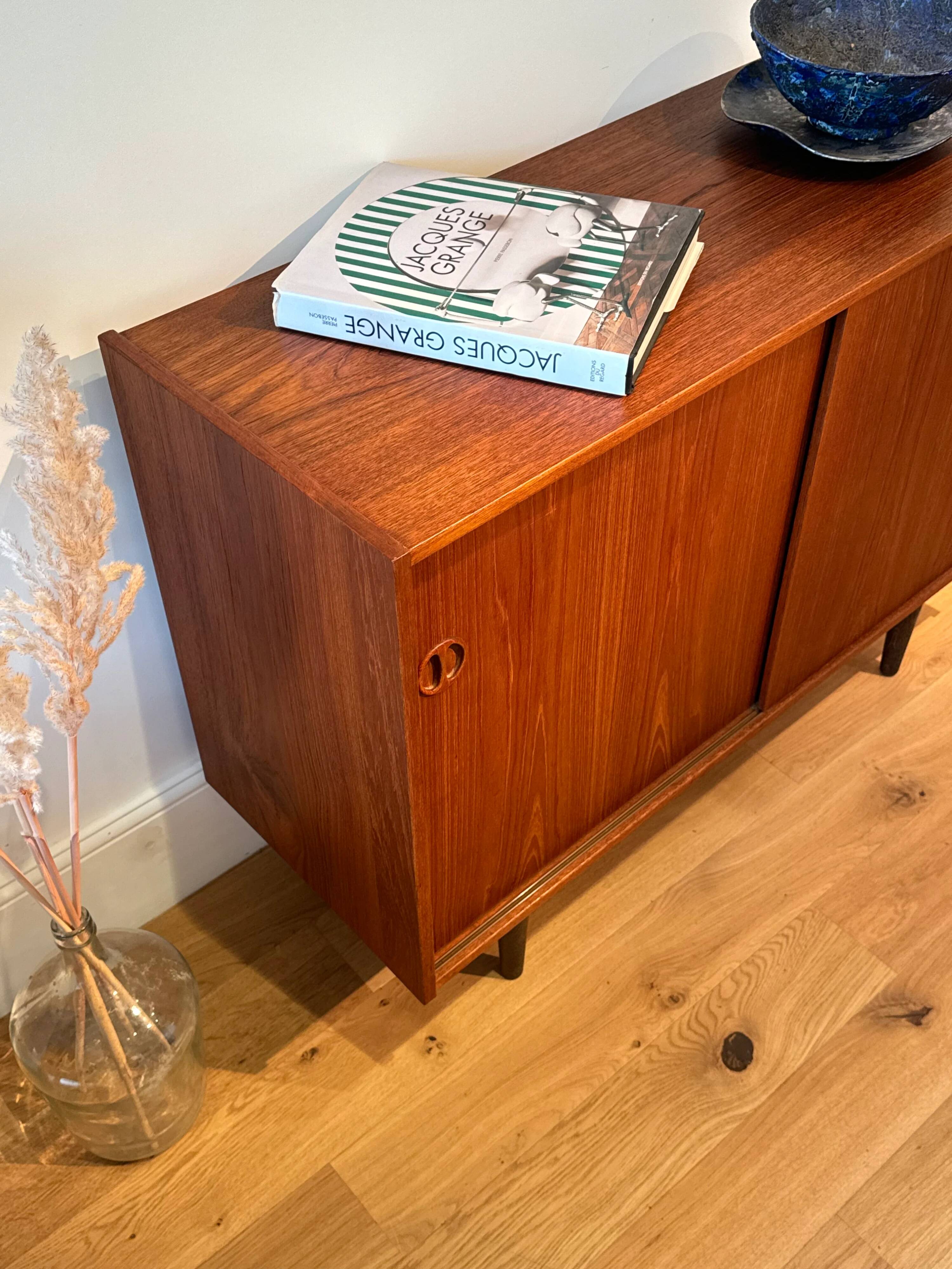 Enfilade en teck scandinave vintage "Solveig"