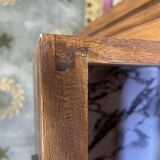 Chest of drawers Art Deco period beech tinted and veined marble