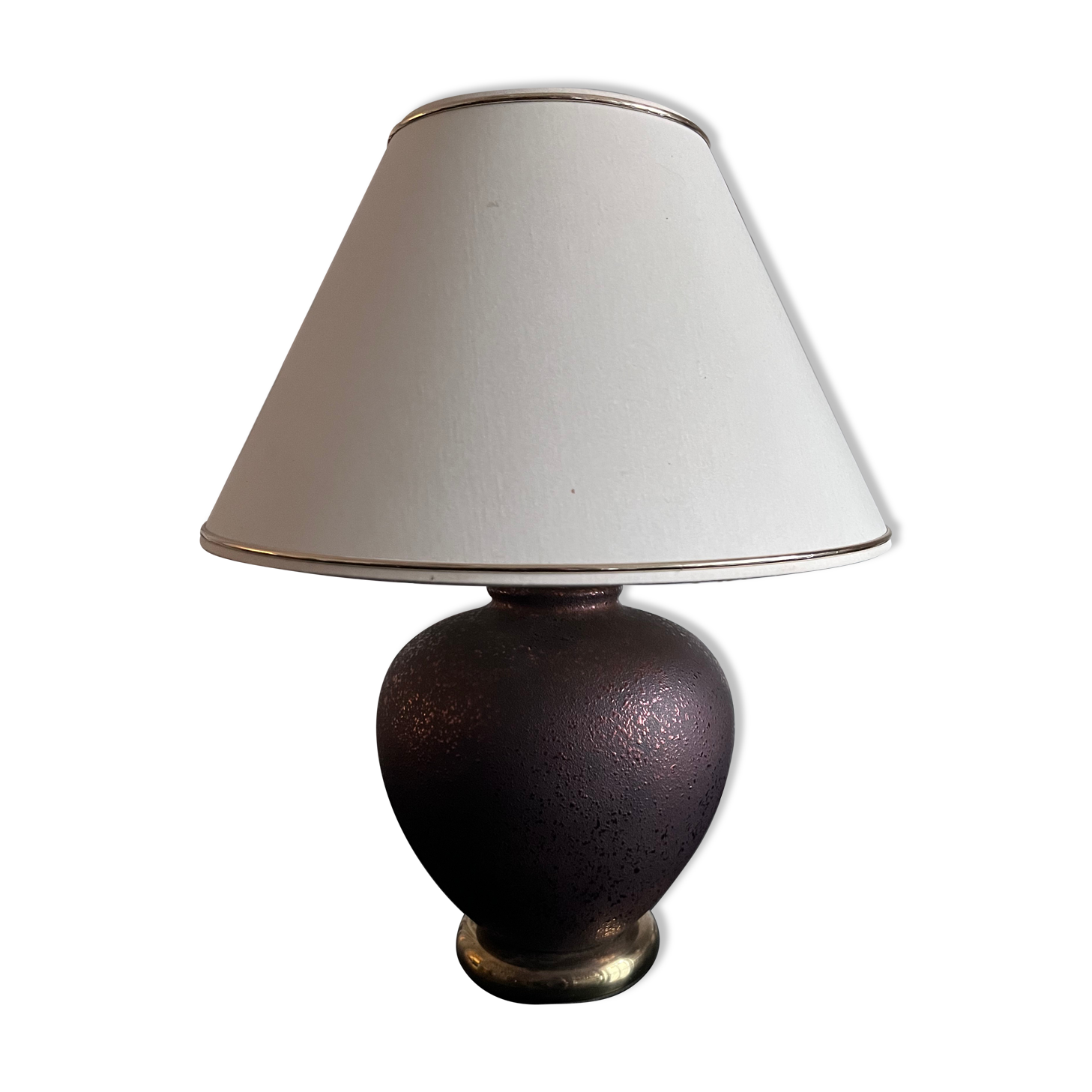 Drimmer lamp in moiré ceramic