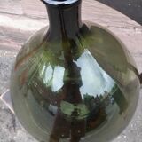 Vintage green demijohn