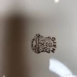 Hollow porcelain plates from Gien