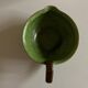 Green glazed earthenware bowl from Dieulefit 1960