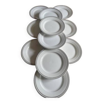 Digoin Sarreguemines plates