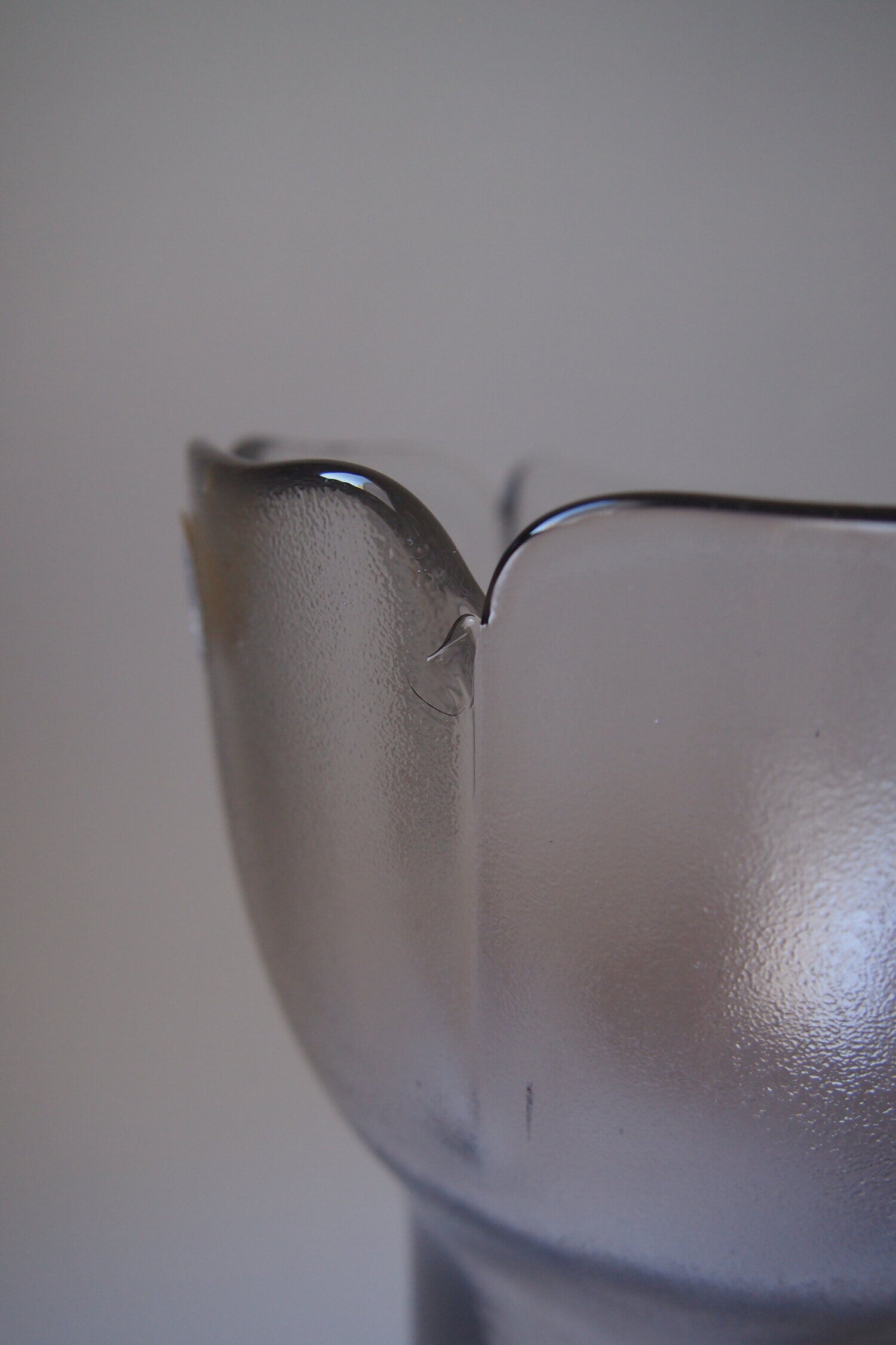 Vase tulipe en cristal