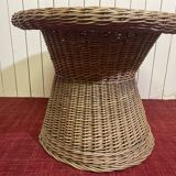 Wicker coffee table