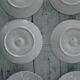 6 plates with white presentation oysters Pillivuyt France