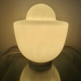 Italian lamp in white opaline, 1970s