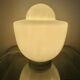 Lampe Italienne en opaline blanche, années 70