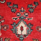 Tapis vintage fait main Hamadan persan 81cm x 194cm (1960s)
