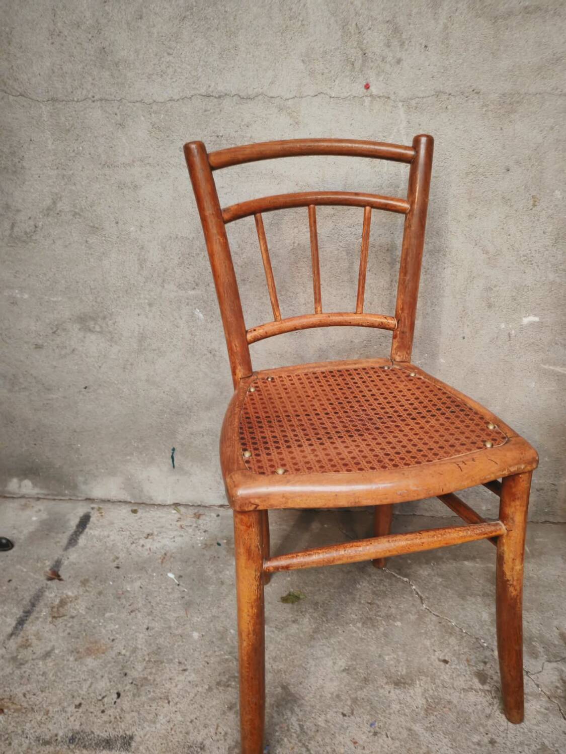 Pair of Baumann bistro chairs