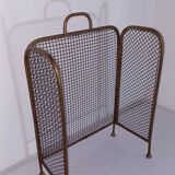 Vintage Fire Screen Brass 1950-60