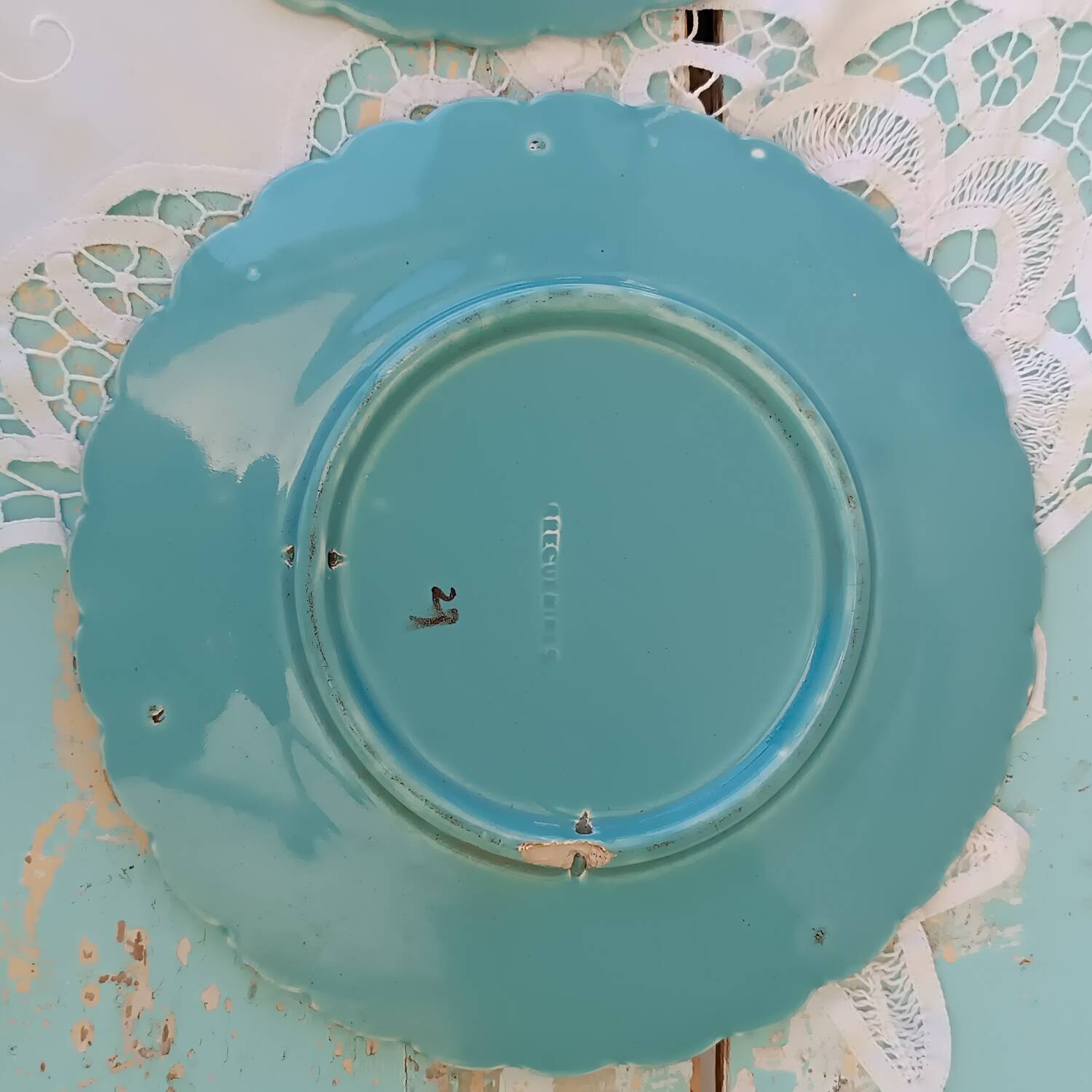 Assiette barbotine