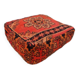 Handmade Berber pouf in wool 60 X 60 X 20 CM