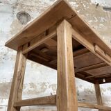 Solid oak farm table