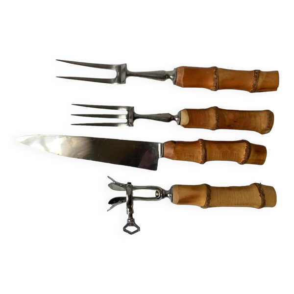 Couverts à gigot en bambou